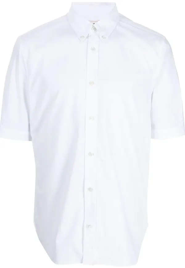 Alexander McQueen t-shirt med knäppning - Vit