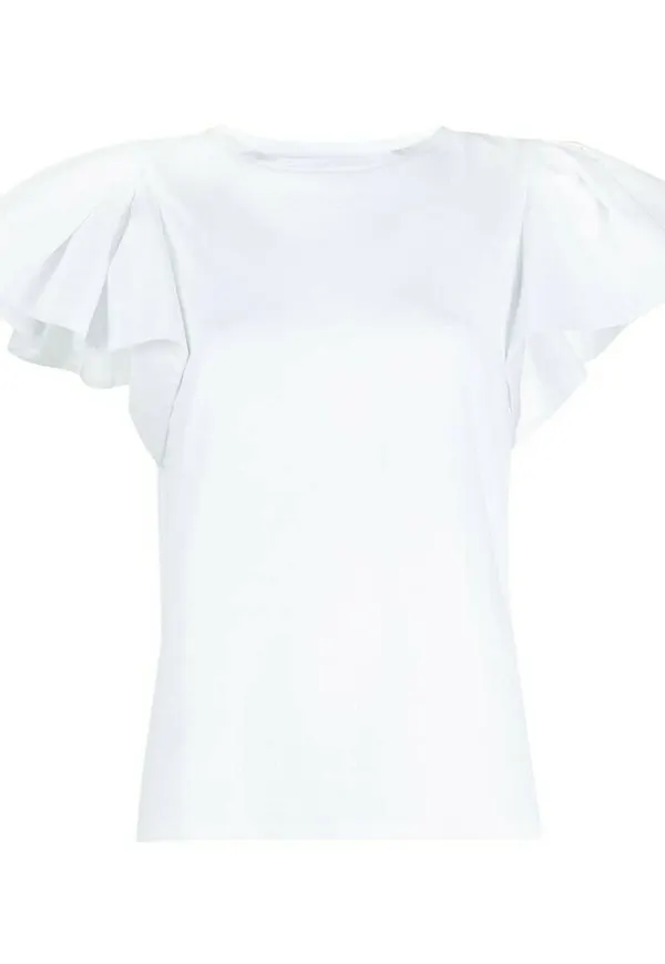 Alexander McQueen T-Shirt Vit, Dam