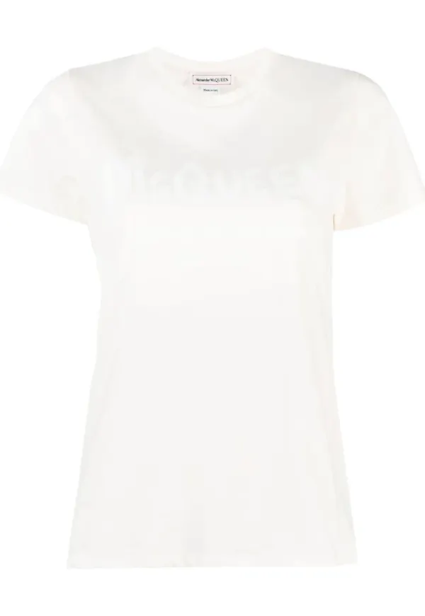 Alexander McQueen T-shirts Vit, Dam