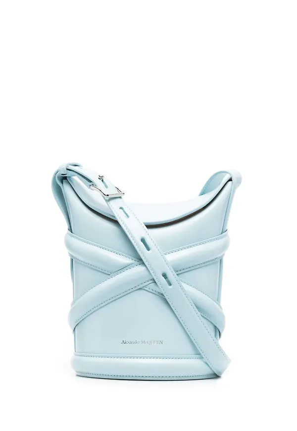 Alexander McQueen The Curve bucketbag - Blå