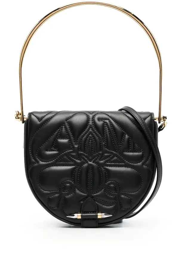 Alexander McQueen The Penny sadelväska - Svart