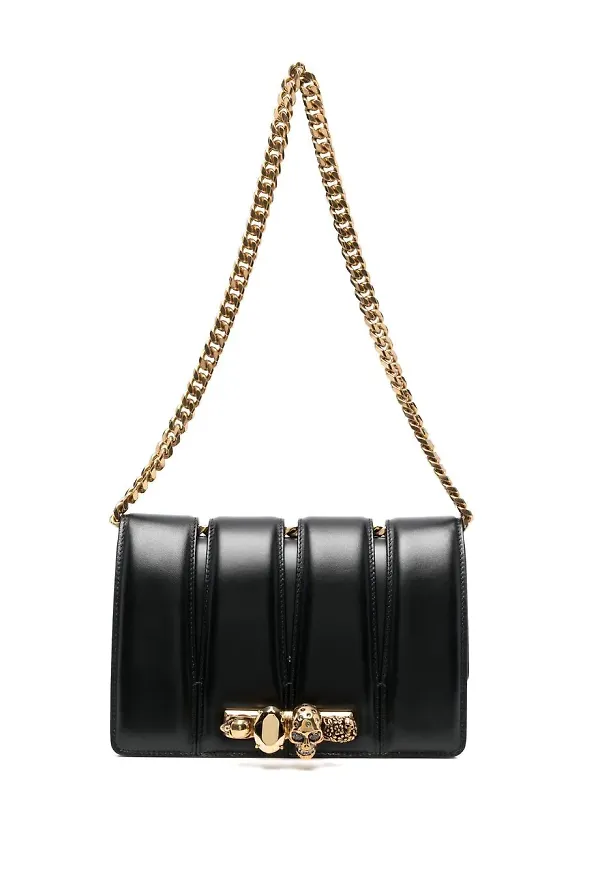 Alexander McQueen The Slash axelväska - Svart