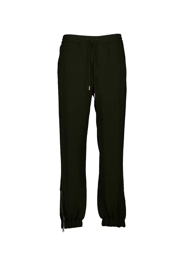 Alexander McQueen trackpants med dragsko - Grön