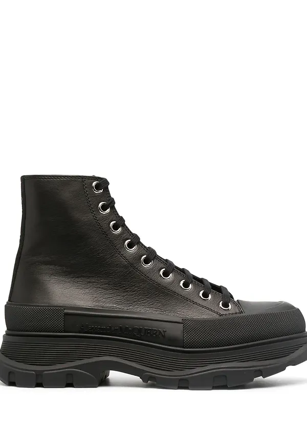 Alexander McQueen Tread ankelboots - Svart