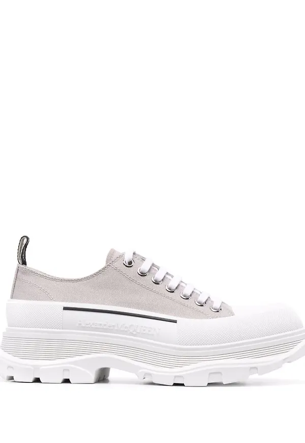 Alexander McQueen Tread låga sneakers - Grå