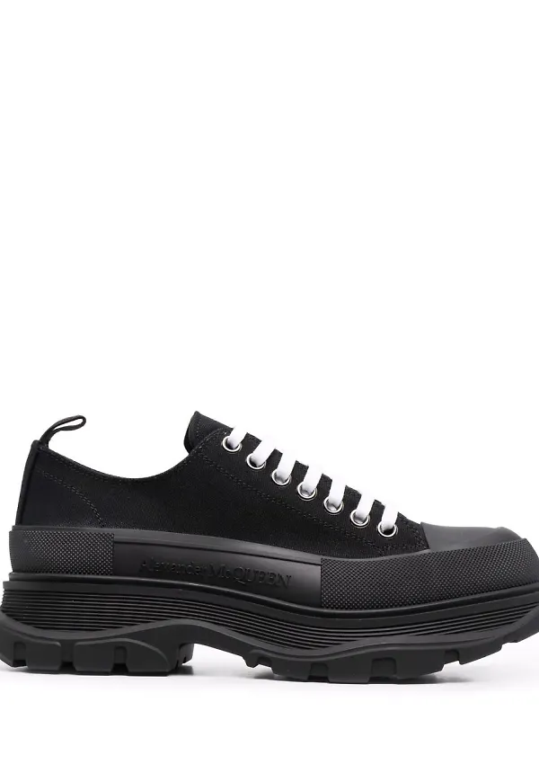 Alexander McQueen Tread låga sneakers - Svart