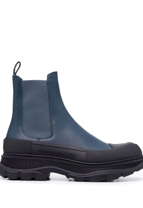 Alexander McQueen Tread Slick ankelboots - Blå