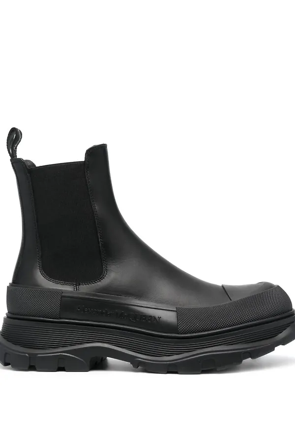 Alexander McQueen Tread Slick ankelboots - Svart