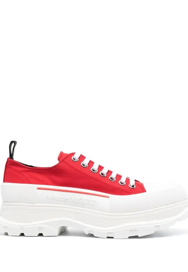 Alexander McQueen Tread Slick sneakers - Röd