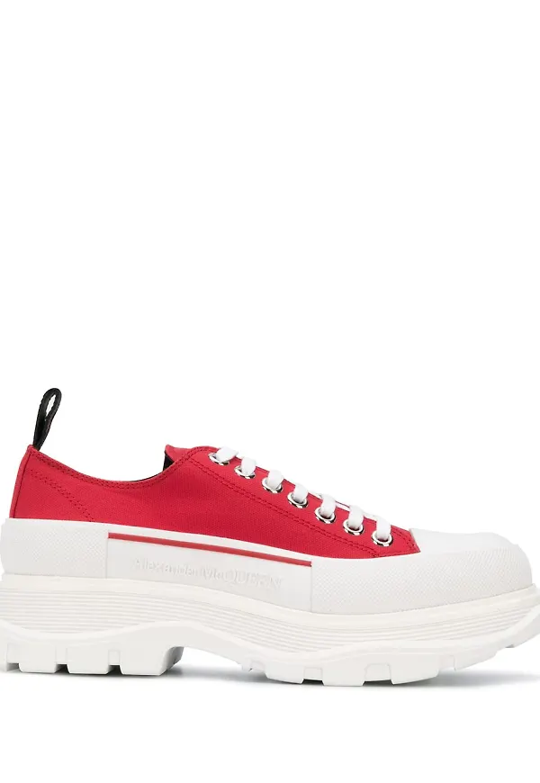 Alexander McQueen Tread Slick sneakers - Röd