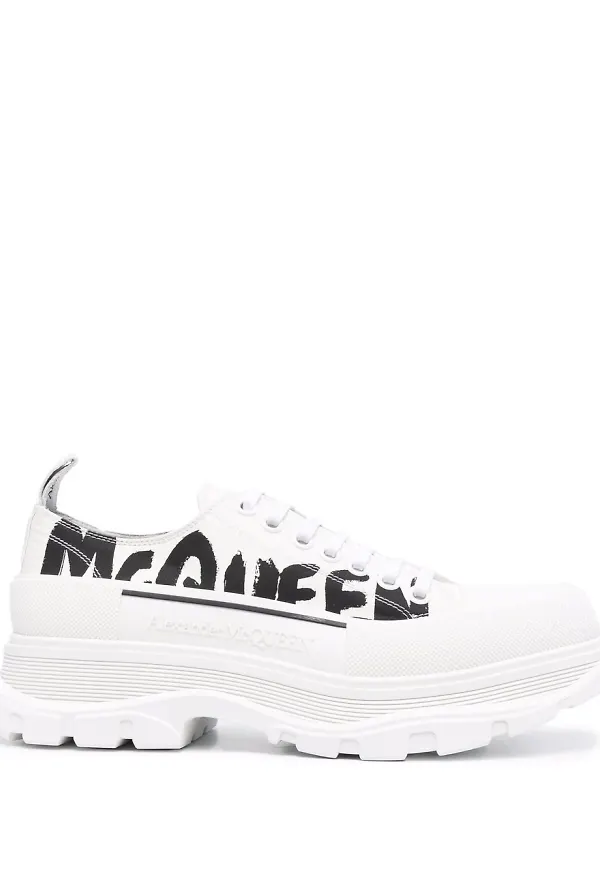 Alexander McQueen Tread Slick sneakers - Vit