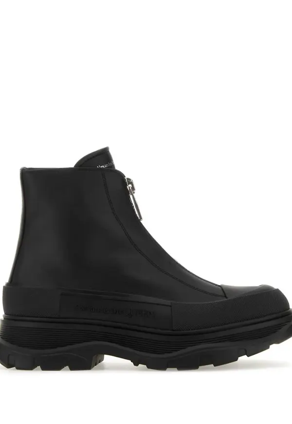 Alexander McQueen Tread Slick stövlar - Svart