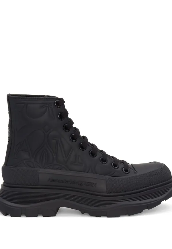 Alexander McQueen Tread Slick stövlar - Svart