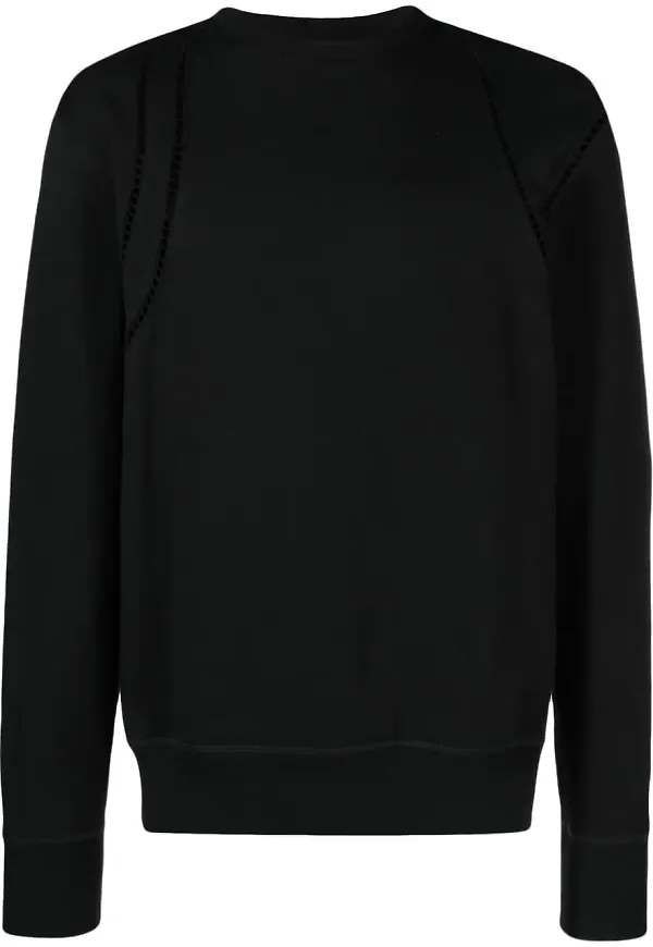 Alexander McQueen tröja med utsnitt - Svart