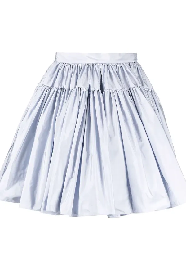 Alexander McQueen utsvängd minikjol - Blå