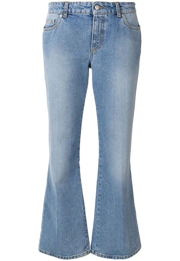 Alexander McQueen utsvängda jeans - Blå