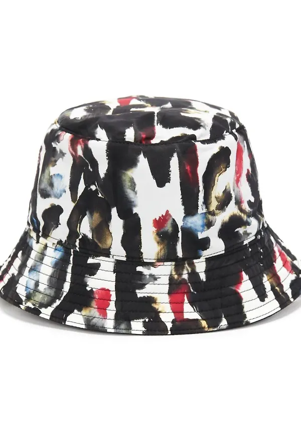 Alexander McQueen vändbar fiskehatt - Svart