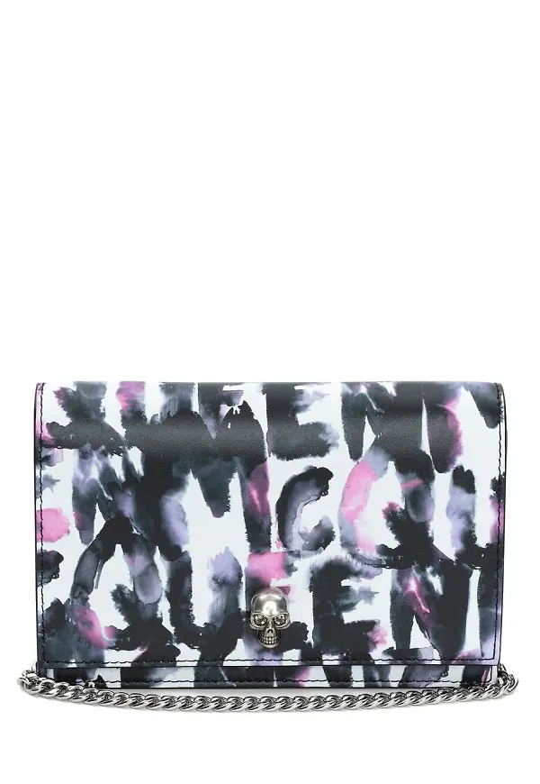 Alexander McQueen väska med dödskalle - Svart