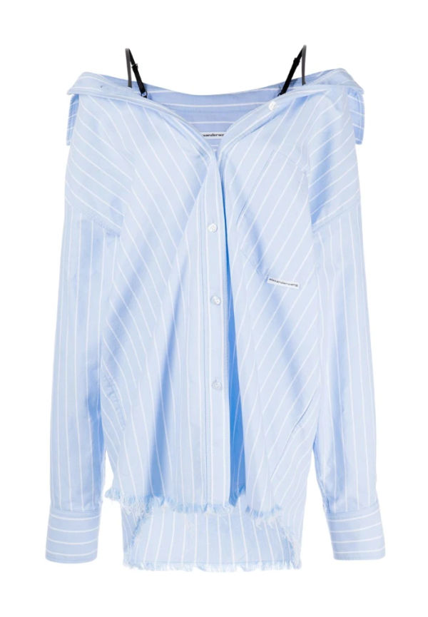 Alexander Wang Alexander Wang Shirts Clear Blue Blå, Dam