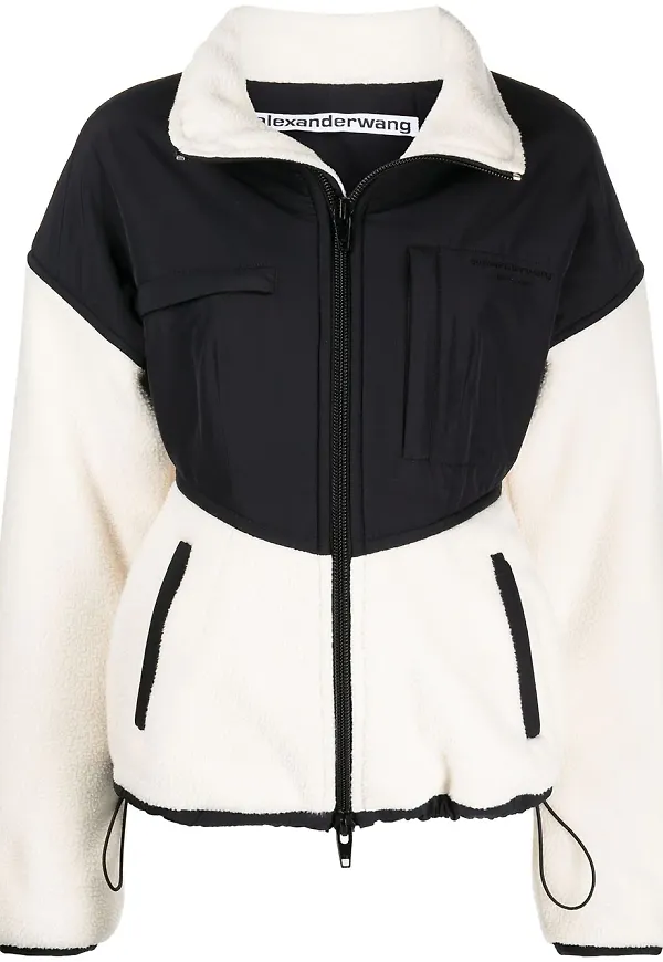 Alexander Wang jacka med panel - Vit