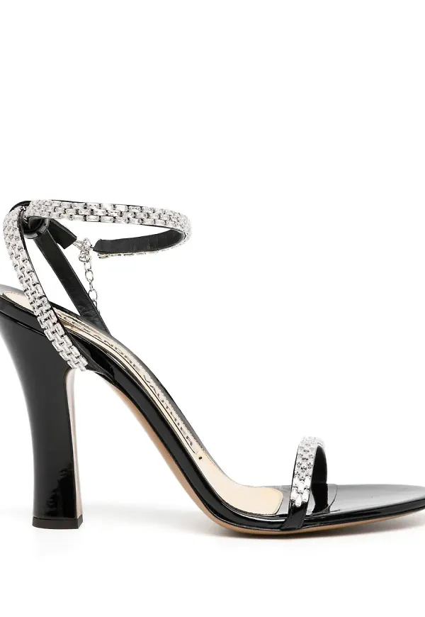 Alexandre Vauthier sandaler med strass - Svart