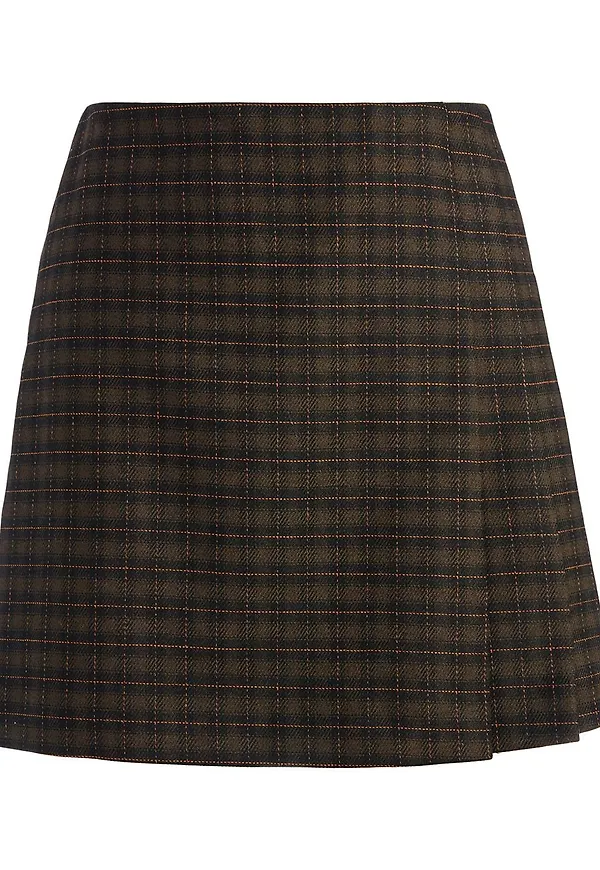 alice + olivia Semira plisserad kjol - Svart