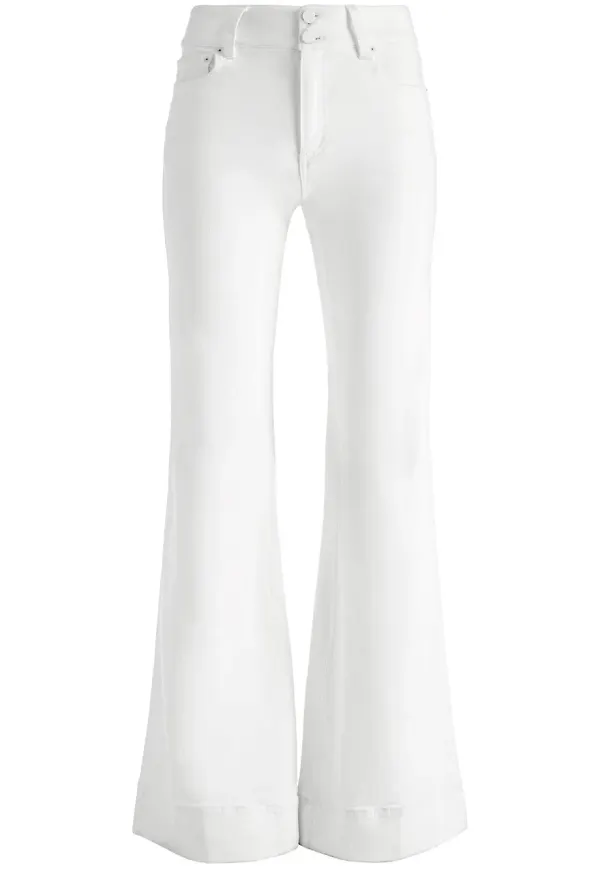 alice + olivia Missa wide leg-jeans - Vit
