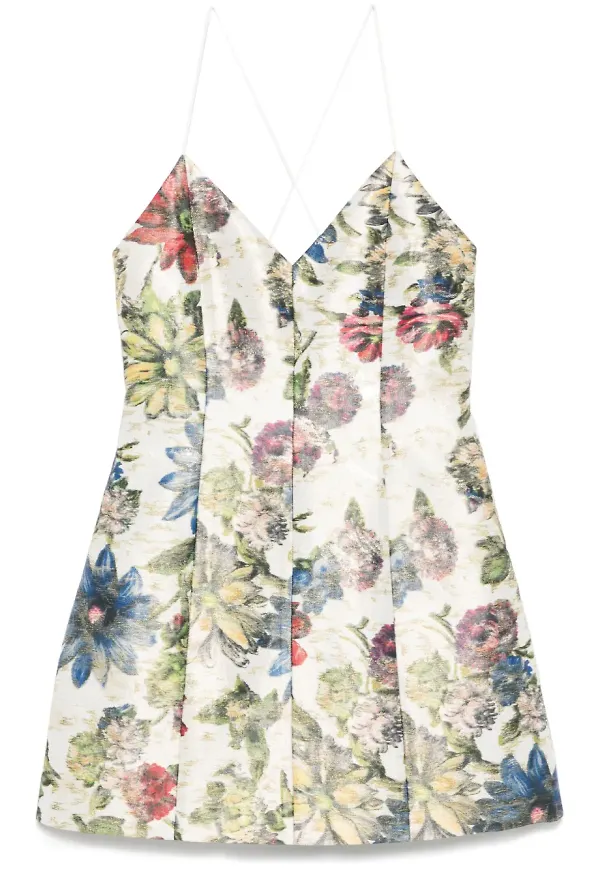 alice + olivia Tayla miniklänning - Vit – Farfetch