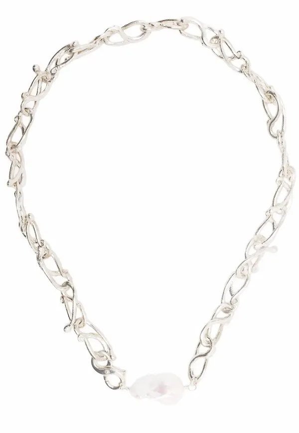 Alighieri The Road Less Traveled halsband - Silverfärgad