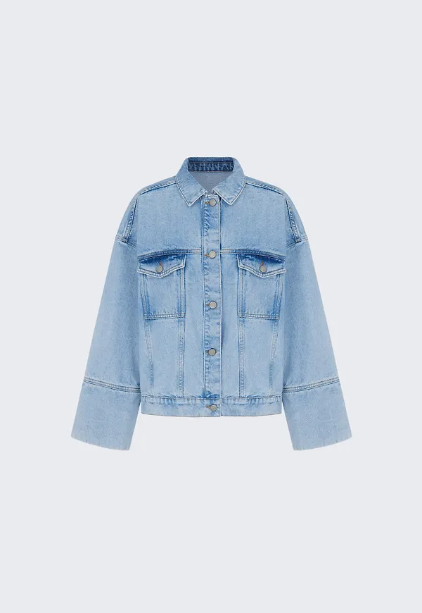 Aligne Övergångsjacka 'Georgie' blå denim