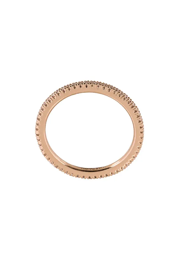 ALINKA 'ALINKA' eternity band super fine full surround ring - Metallic