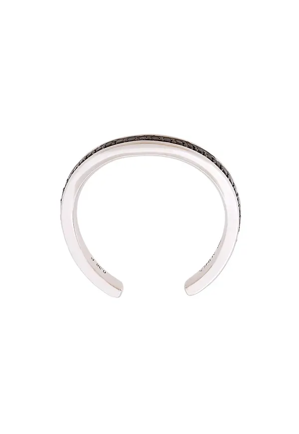 ALINKA 'TANIA' thumb ring black diamond full surround - Svart