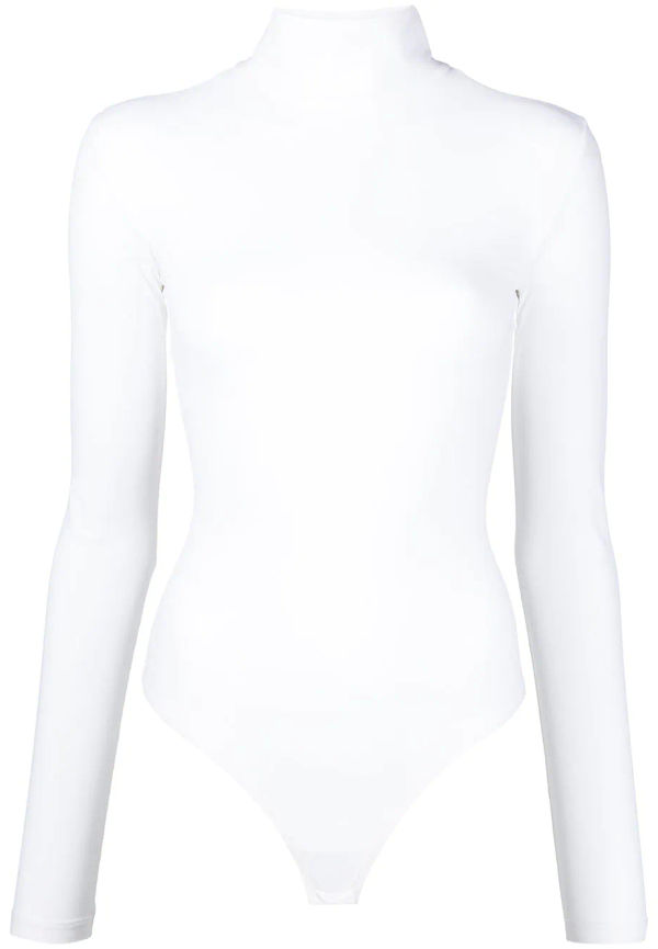 ALIX NYC Warren body med polokrage - Vit