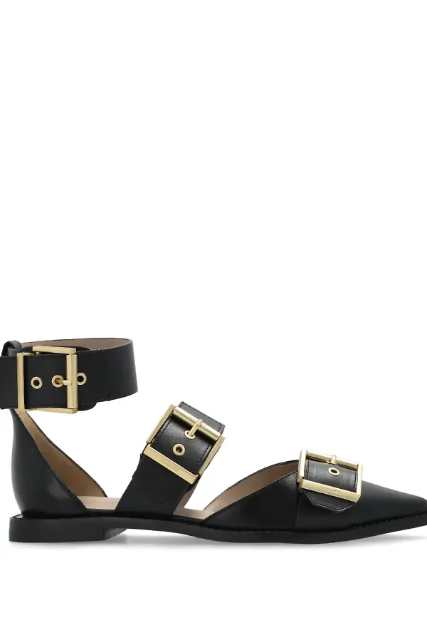 AllSaints Suttons ballerinaskor - Svart