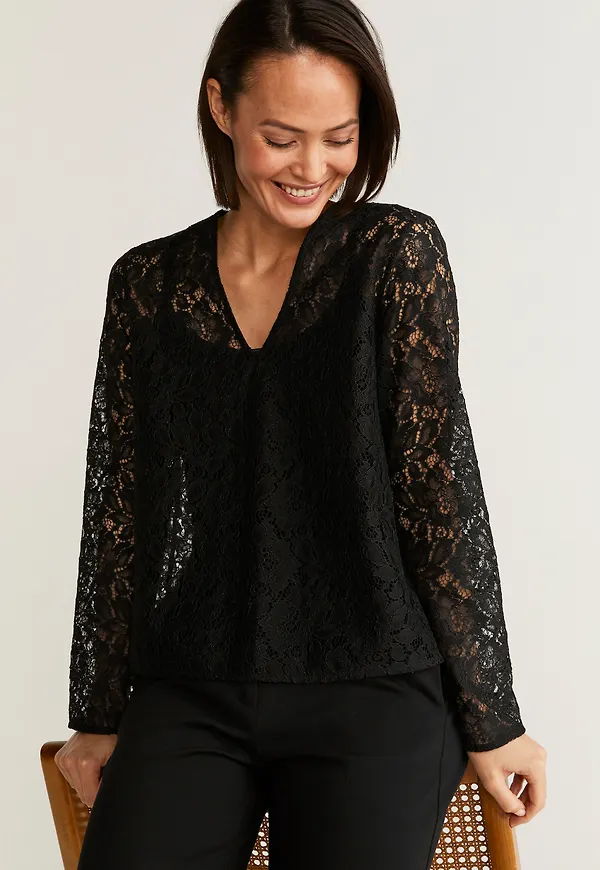 Alma lace top