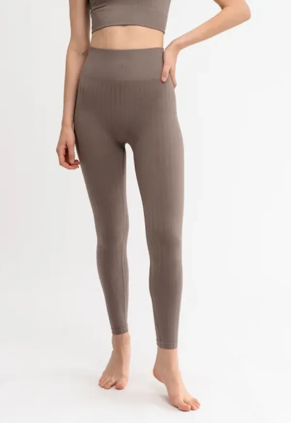 Alma Ribbed Seamless Tights