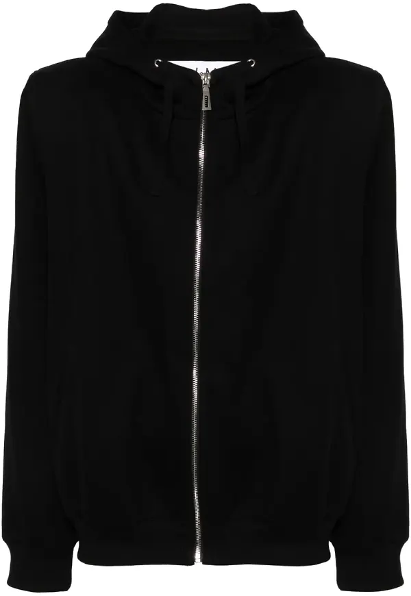 Almaz hoodie med axelvaddar - Svart
