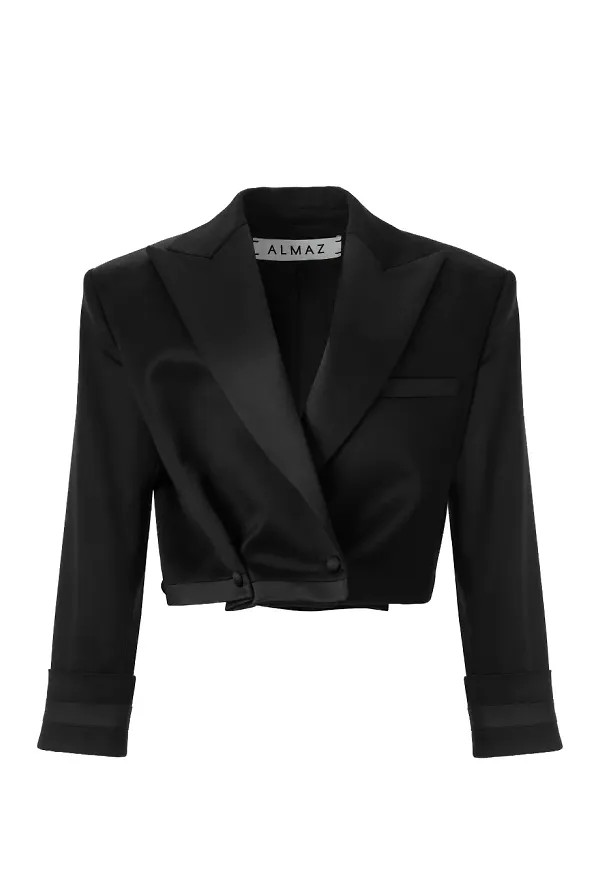 Almaz kort smokingblazer - Svart