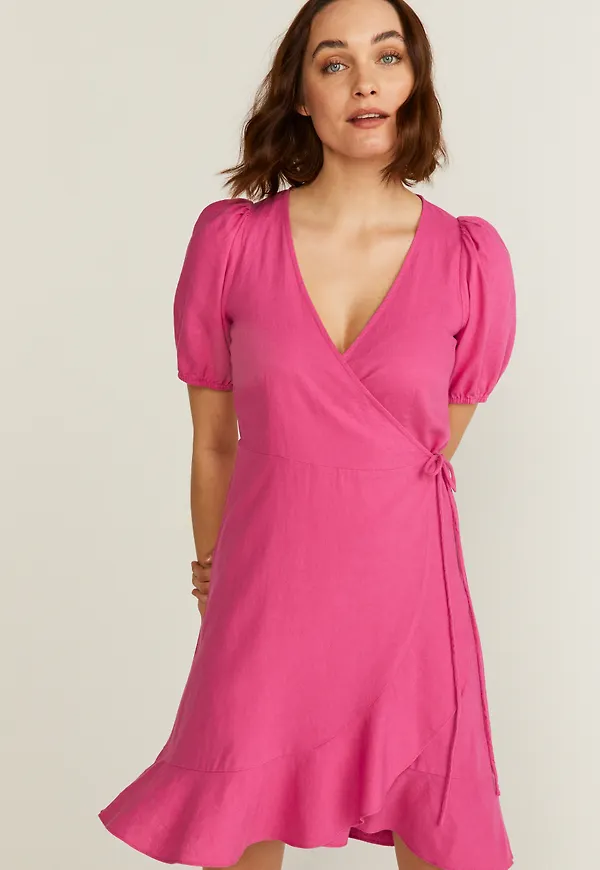 Almira wrap dress