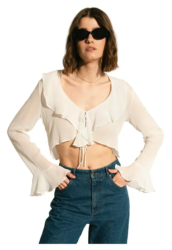 Alohas - Toppar - Beige - Dam - Storlek: L,S,M