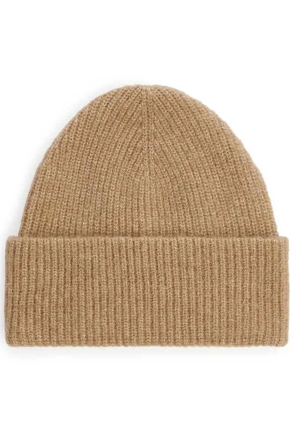 Alpaca Merino Beanie - Beige