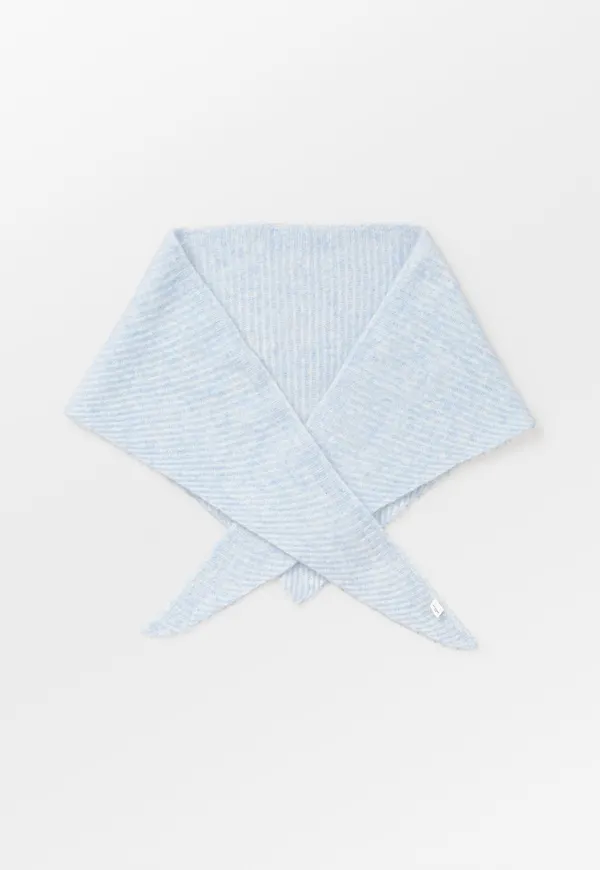Alpaca-Wool Triangle Scarf