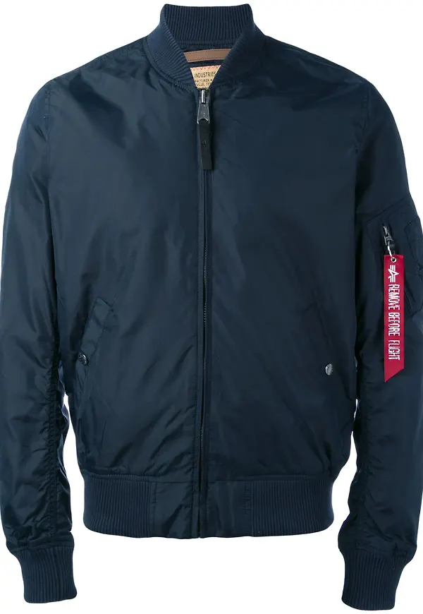 Alpha Industries bomberjacka - Blå