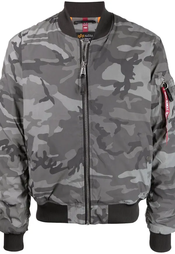 Alpha Industries bomberjacka - Grå
