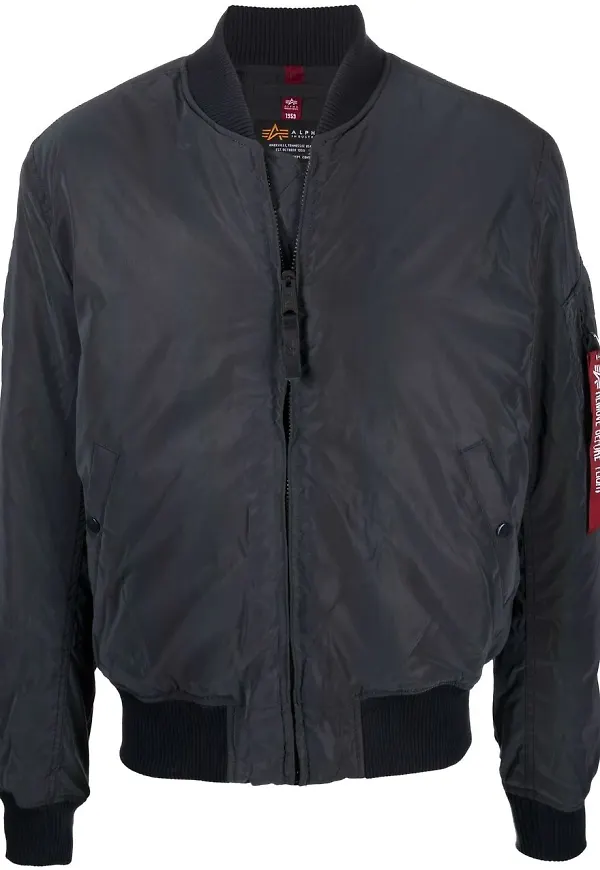 Alpha Industries enkel bomberjacka - Grå