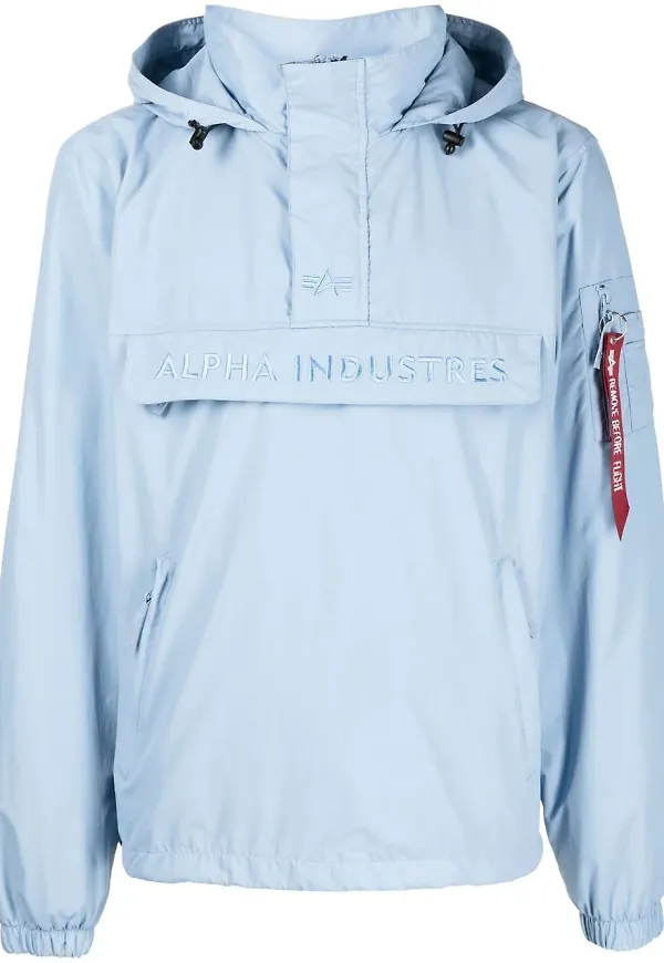 Alpha Industries jacka med huva - Blå