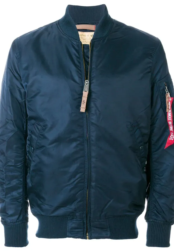 Alpha Industries klassisk bomberjacka - Blå