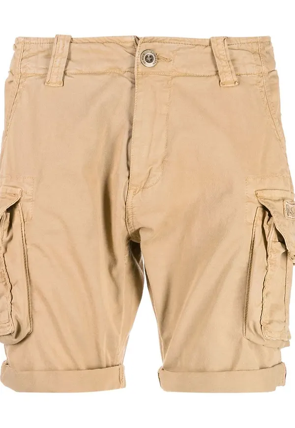 Alpha Industries knälånga cargoshorts - Brun