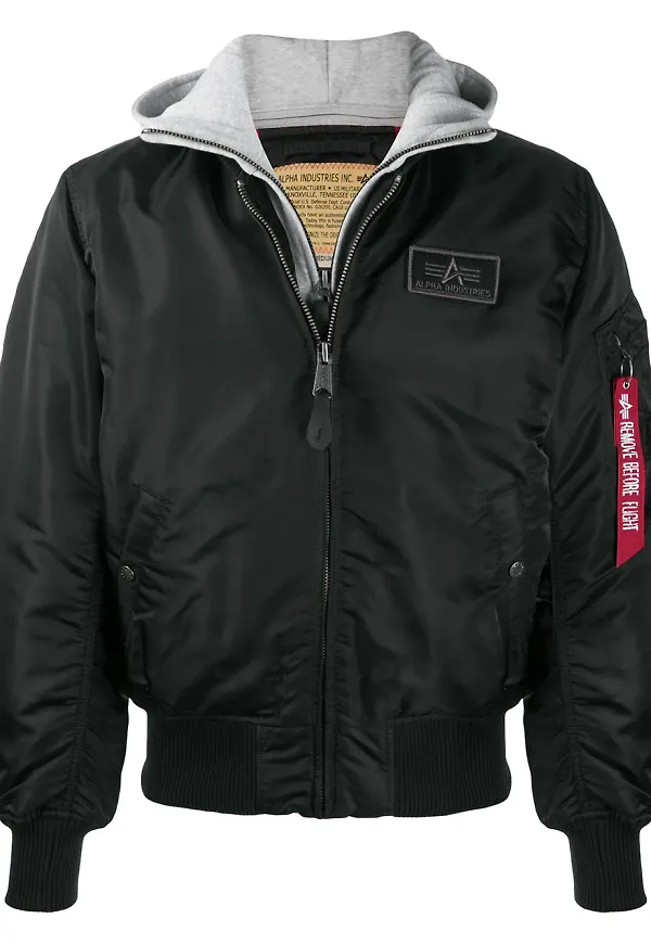 Alpha Industries MA-1 bomberjacka - Svart