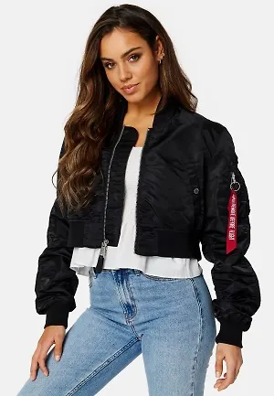 Alpha Industries MA-1 Boxy Wmn 03 Black XS